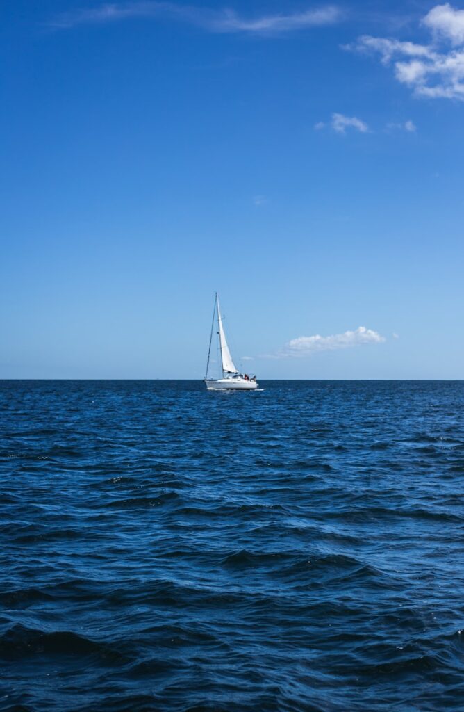 a sailboat on the water